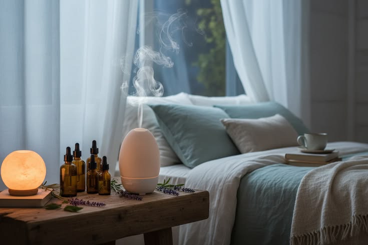 Aromaterapia para dormir y productos de bienestar para crear rituales de descanso y relajación en casa